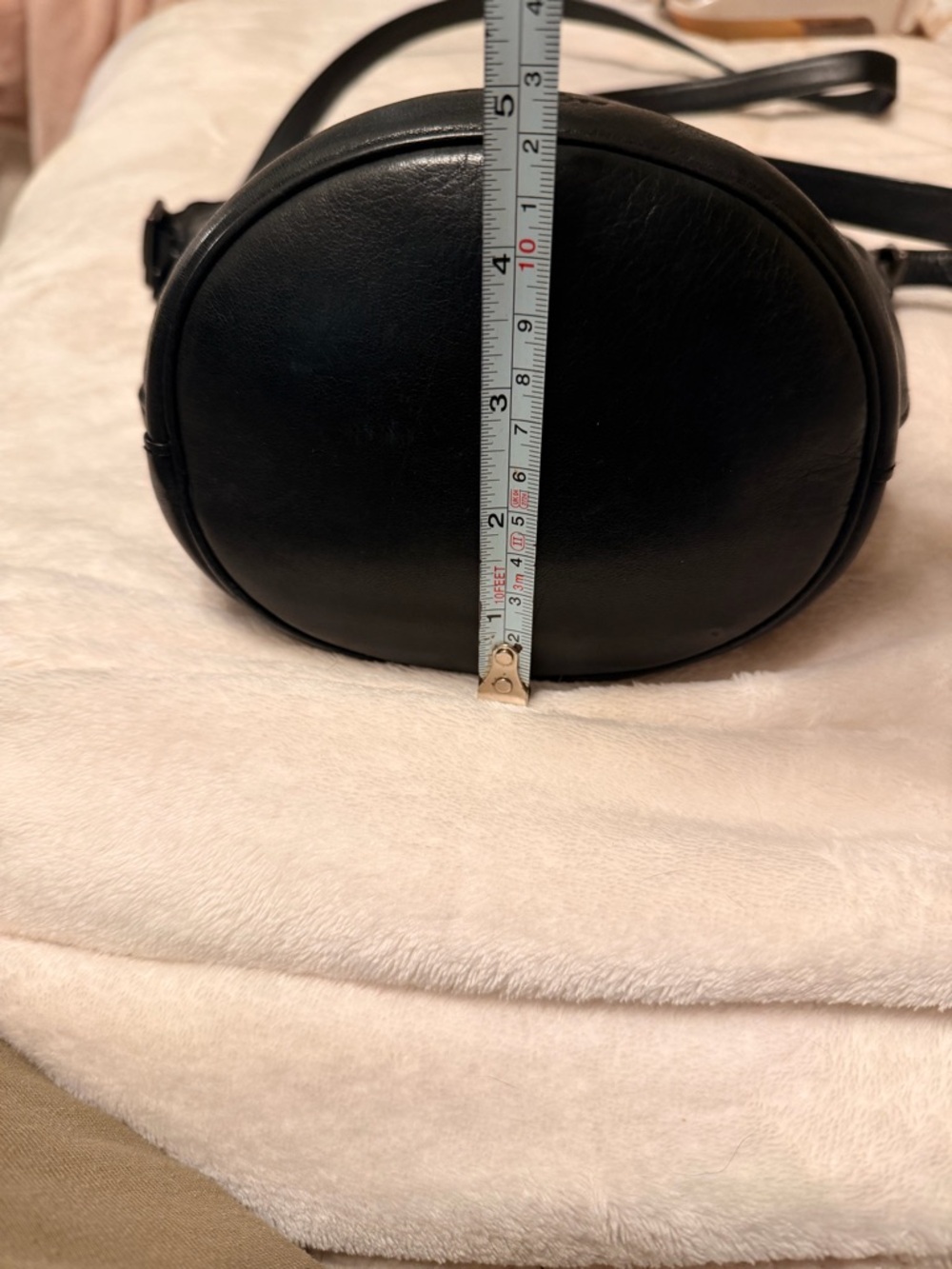 Vintage Coach Black Leather Bucket Bag - Picture 12 of 12